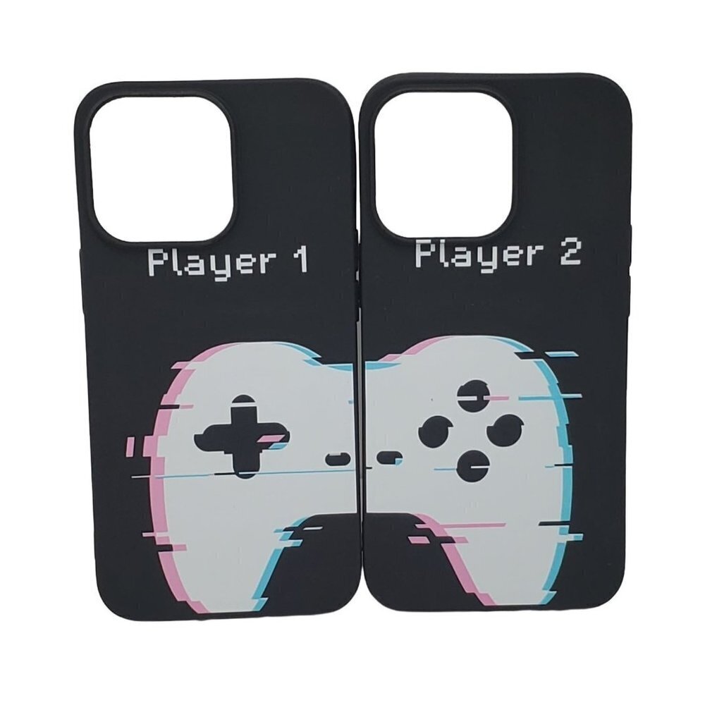 Iphone 13 pro Multi Player Video Game Controller Phone Cases 2 pieces